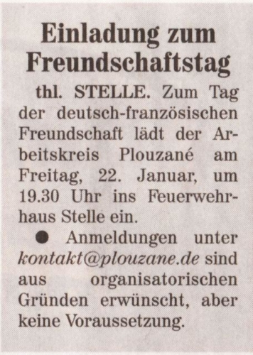 Tag der deutsch franzoesischen Freundschaft 2010 - Wochenblatt